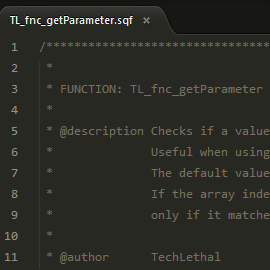 ArmA 3 Alpha: TL_fnc_getParameter, a function for easily handling required and optional parameters in your scripts